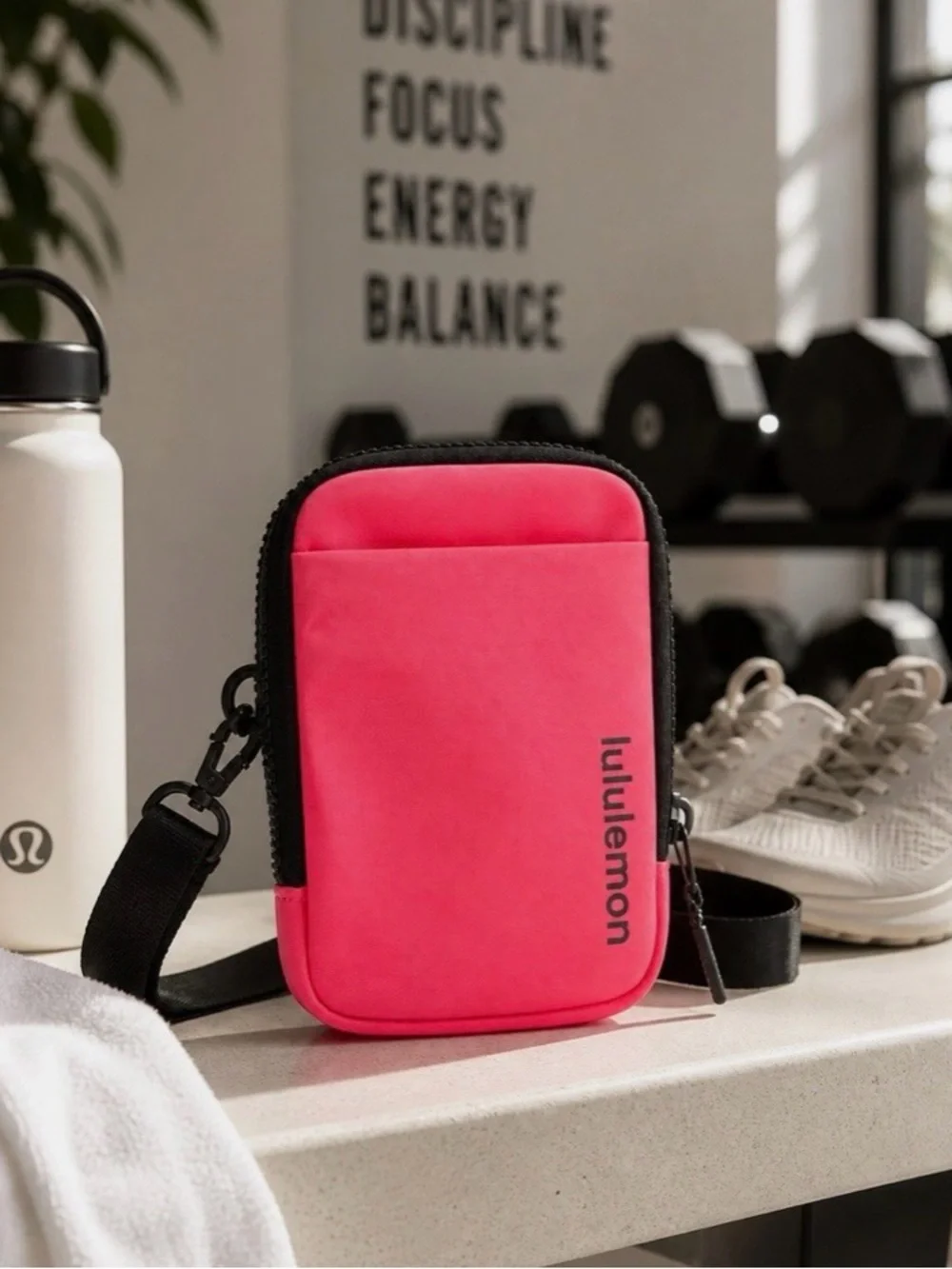 lululemon athletica Pink Crossbody Pouch